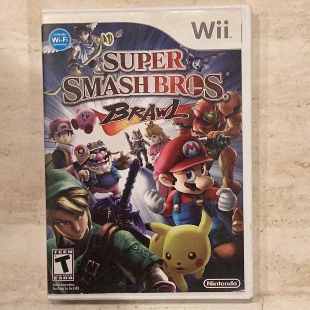Super Smash Bros Brawl Nintendo Wii Game Complete CIB